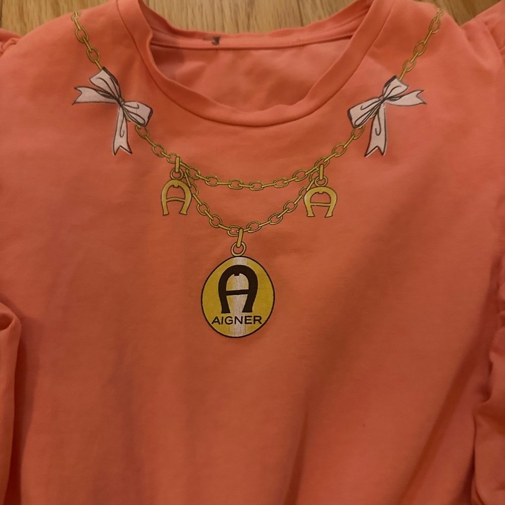 Aigner dress orange